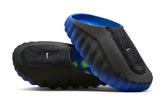 Nike Mind 001 Flyknit Slides (Hyper Royal Black)