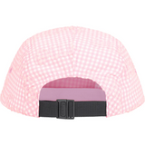 Monogram Gingham Camp Cap (Pink)