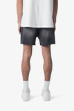 Cut Off Denim Shorts (Black)