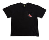 Anti Promo Pink Chomper Black Tee