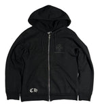 Vintage Chrome Hearts Dagger Zip Up Hoodie (Black)