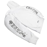 CH 'Foil Print' Vertical Logo Pullover (White)