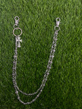 Chrome Hearts Inspired Cross Wallet chain