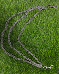 Triple Beaded Wallet Chain
