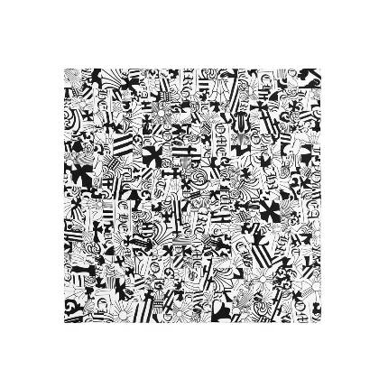 Multi Element Silk Scarf