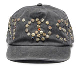 Satoshi Nakamoto Studded Wrap Hat