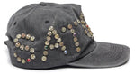 Satoshi Nakamoto Studded Wrap Hat