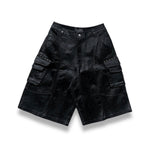Webbed Waxed Cargo Jorts