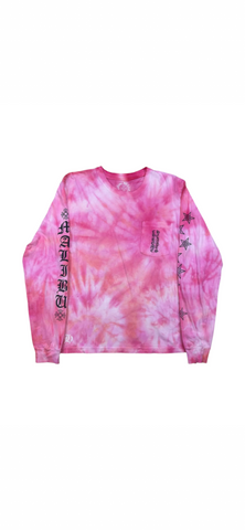 Chrome Hearts Tie Dye Pick LongSleeve Tee
