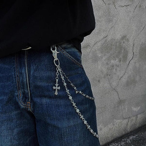 Chrome Hearts Inspired Black Bead