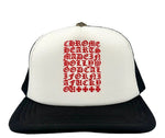Chrome Hearts Trucker Hat "EYECHART" Black