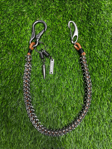 Metal Snake Spine Wallet Chain