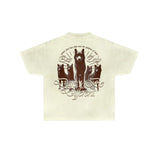 Cream/Brown Wolves Don't Sleep Tee