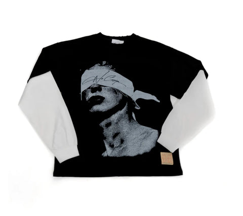 “BIRDBOX” double layered long sleeve
