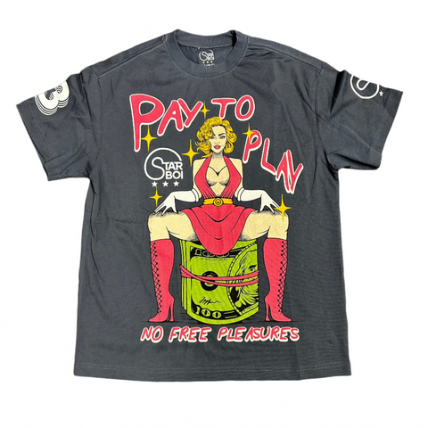 Blue Pay To Play Tee