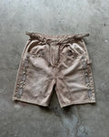 Davardo Embellished Shorts Khaki