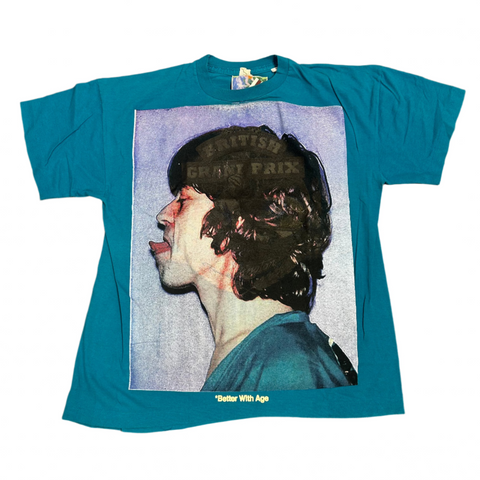 MIKE JONES BLUE TEE