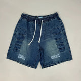 DENIM GOODS SHORT BLUE