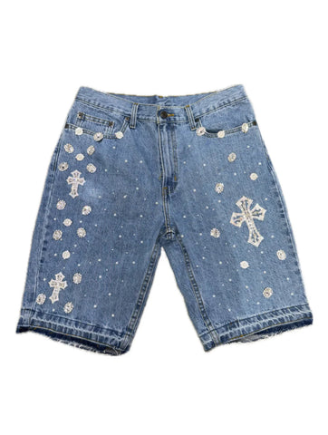 Blue Denim Shorts