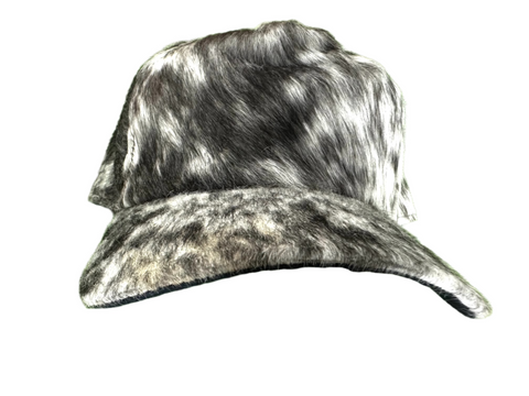 Untitled Cowhide Brown/White Cap (Version 2)