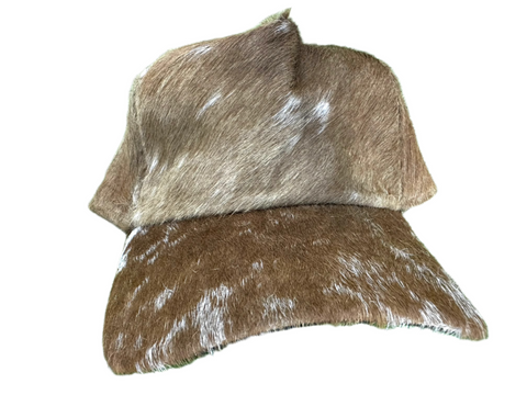Untitled Cowhide Tan/White Cap (Version 1)