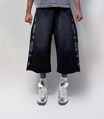Baggy Crystal Sweatshorts