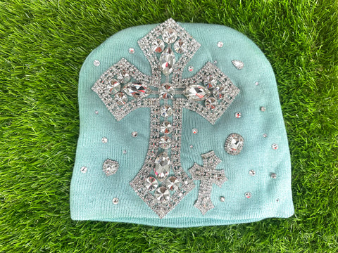 BILLIONAIRE DREAMS TURQUOISE BEANIE
