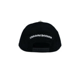 Chrome Hearts Cross Waxed Denim Snapback 'Black'