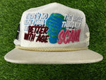 Scam Off-White Trucker Hat