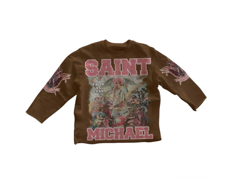 Saint Michael Brown Crewneck 'Limited Edition'