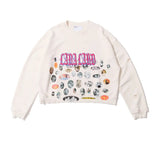 Lana Land White Paly Crewneck