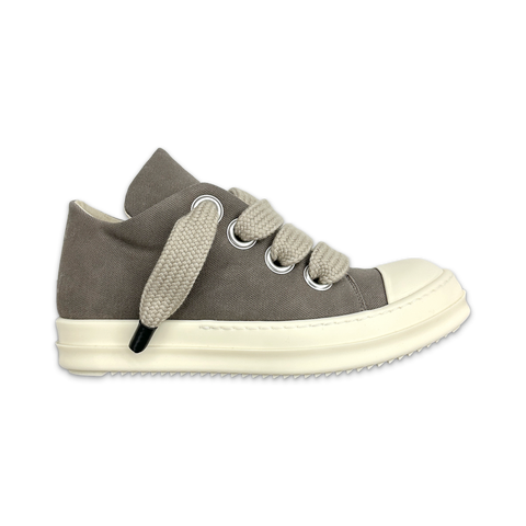 Rick Owens DRKSHDW Jumbo Lace Puffer Canvas Sneakers Dust/Milk