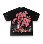 BLACK VERT CITY SHIRT