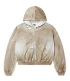 Mud Blank Zip Up Hoodie