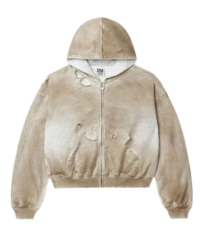 Mud Blank Zip Up Hoodie