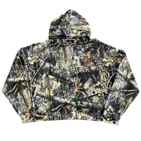 Lisbon Camo Double Hooded Hoodie