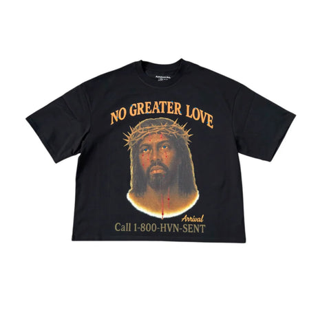 NO GREATER LOVE BLACK TEE