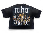 Welcome Back Studded Black Tee