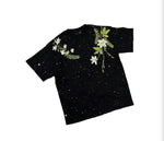 LoopStone Starry Flower Rhinestone Embroidery Tee