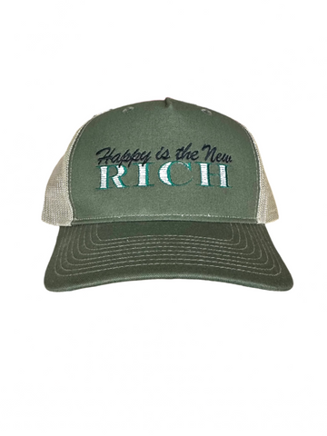 'Happy is the New RICH' Trucker Hat