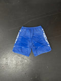 Courtside Blue Tie-Dye Shorts