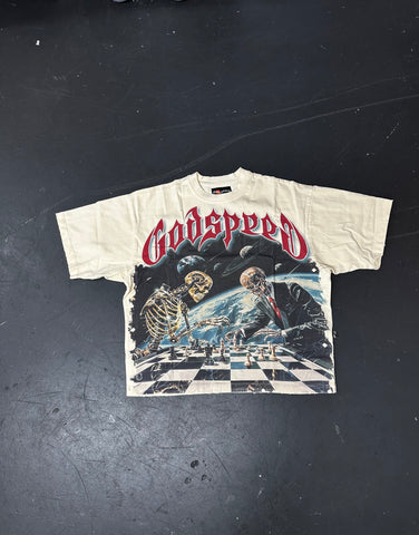 Checkmate Bone Tee