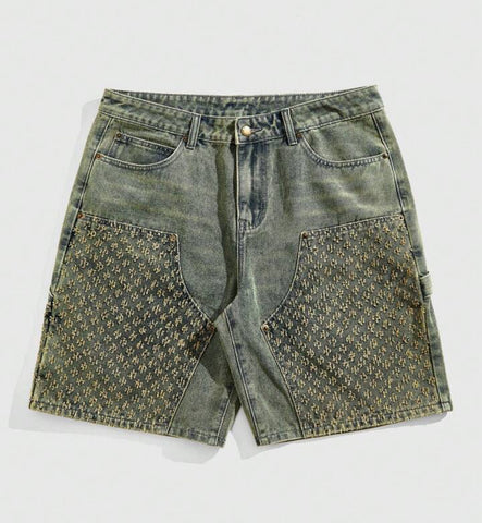 Distressed Denim Jorts