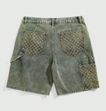 Distressed Denim Jorts