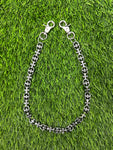 CHROME HEARTS INSPIRED CROSS LINKED WALLET CHAIN