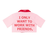 V-DAY 'Her' Workshirt (Cropped)