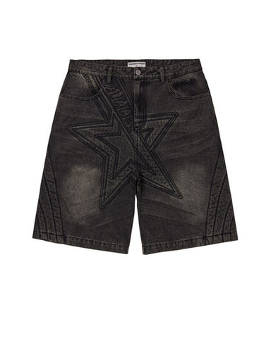 Motocroxxx Black Jorts