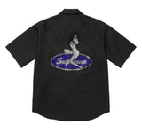 Rhinestone Pin Up S/S Work Shirt