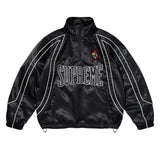 Satin Piping Black Pullover