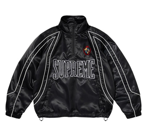 Satin Piping Black Pullover